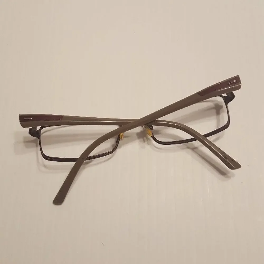 LIGHTEC BY MOREL 7071L PLUM METAL FRAME EYEGLASSES 52X15X135